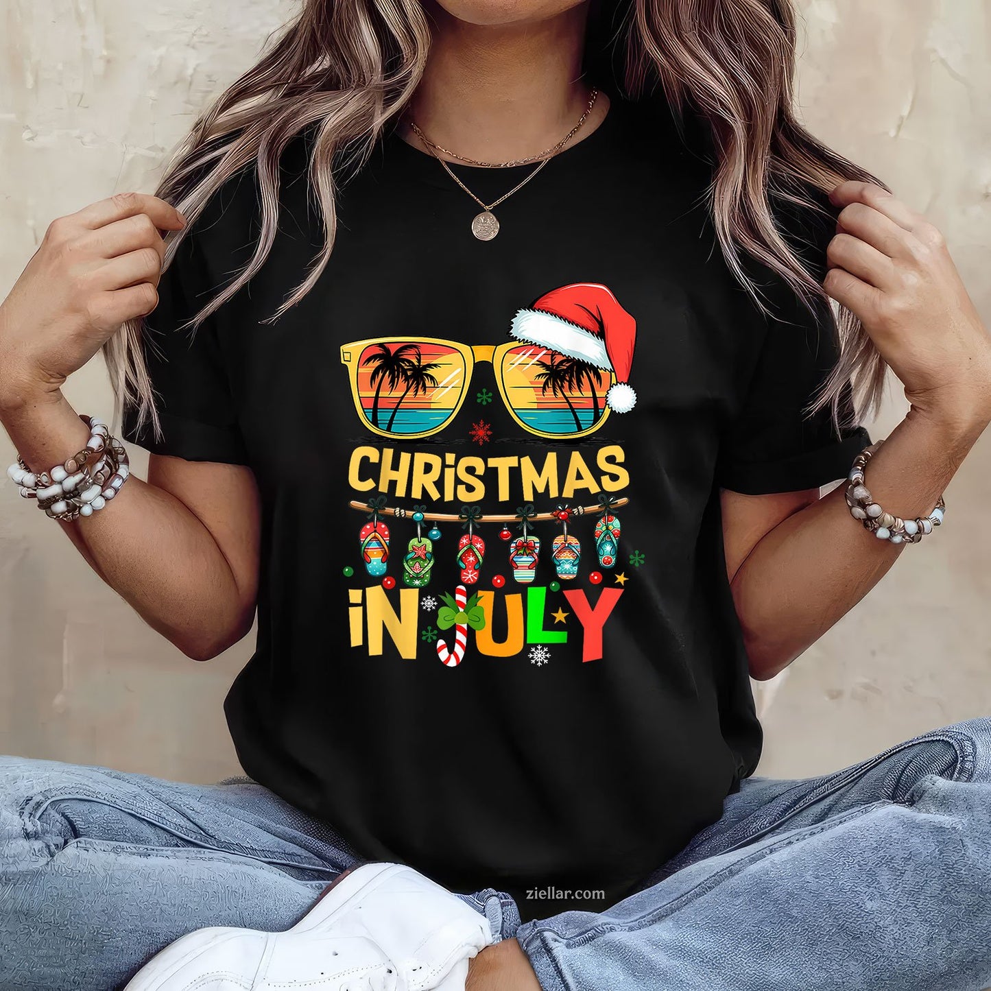 Santa Claus Sunglasses Beach Christmas In Limited Edition
