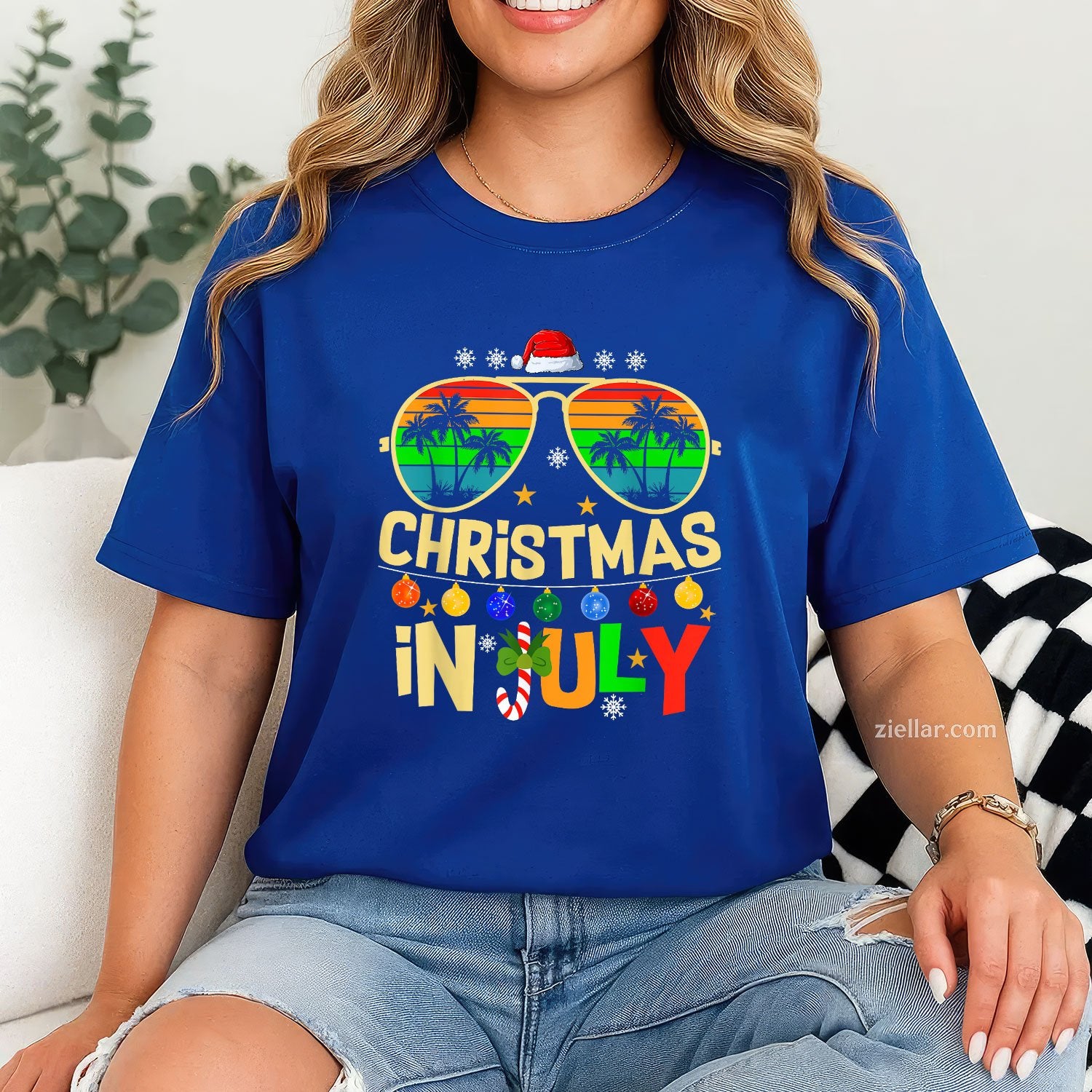 Santa Claus Sunglasses Beach Christmas in