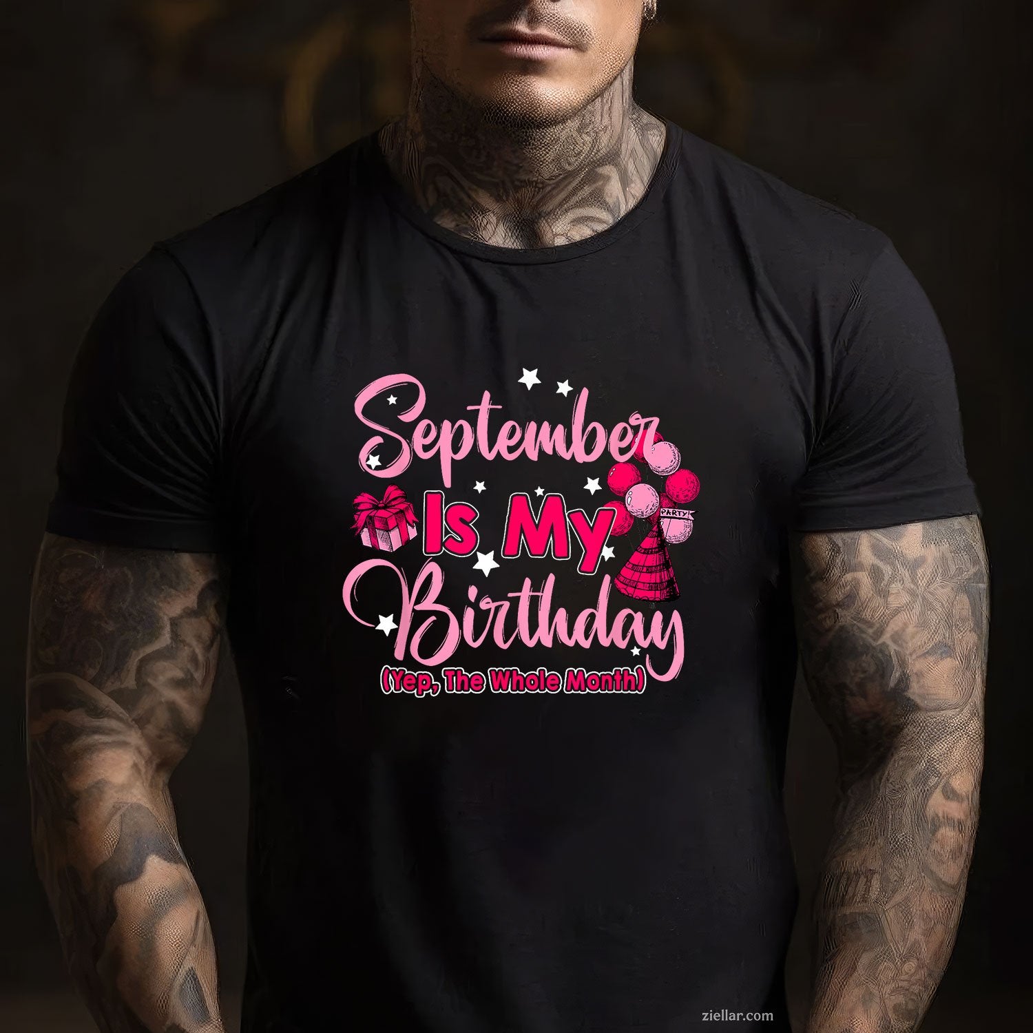 September Is My Birthday Month Tee and T-Shirt, Yes the Whole Month T-Shirt for Women Adults