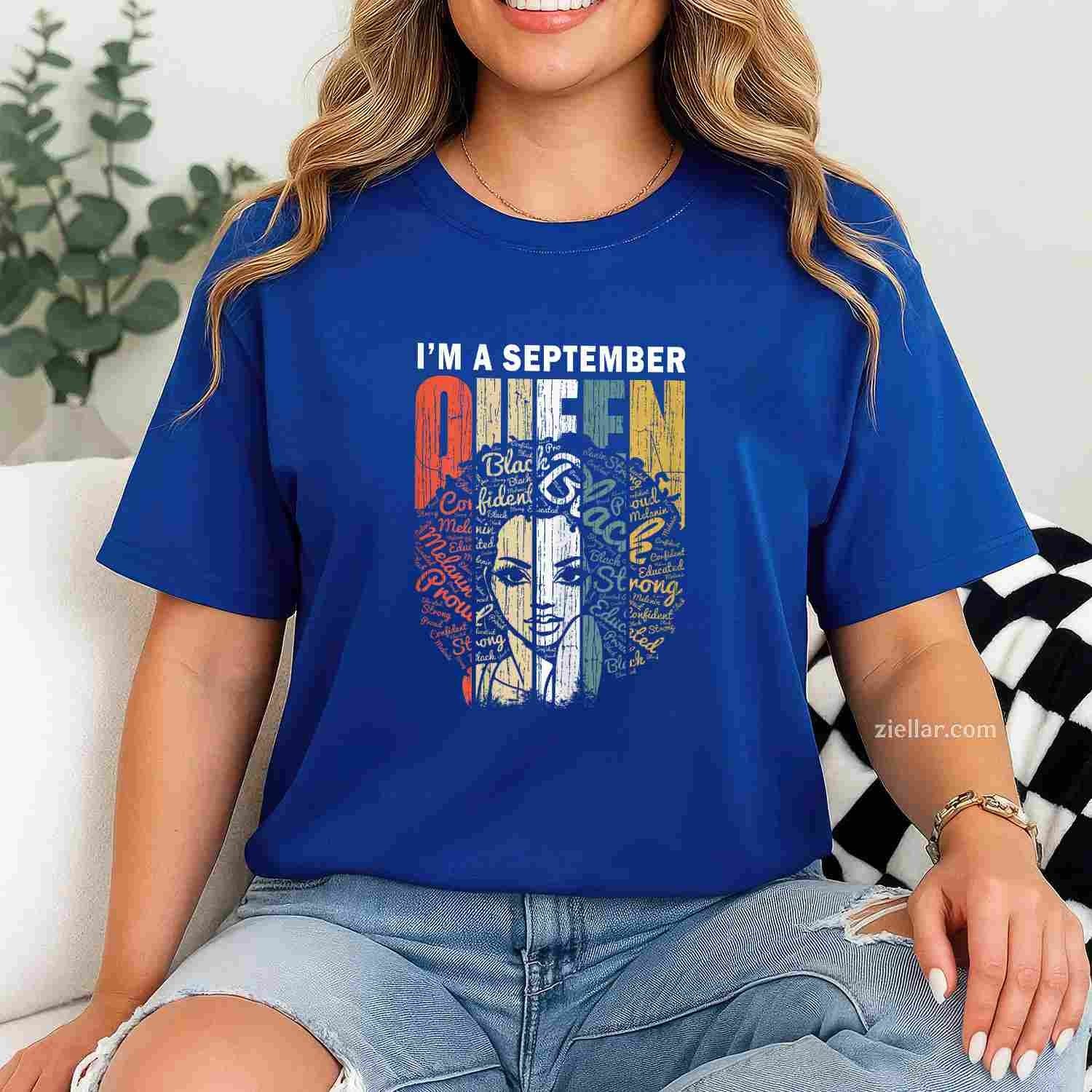 September Birthday Shirts for Women Virgo Gifts Girl T-Shirt Tee