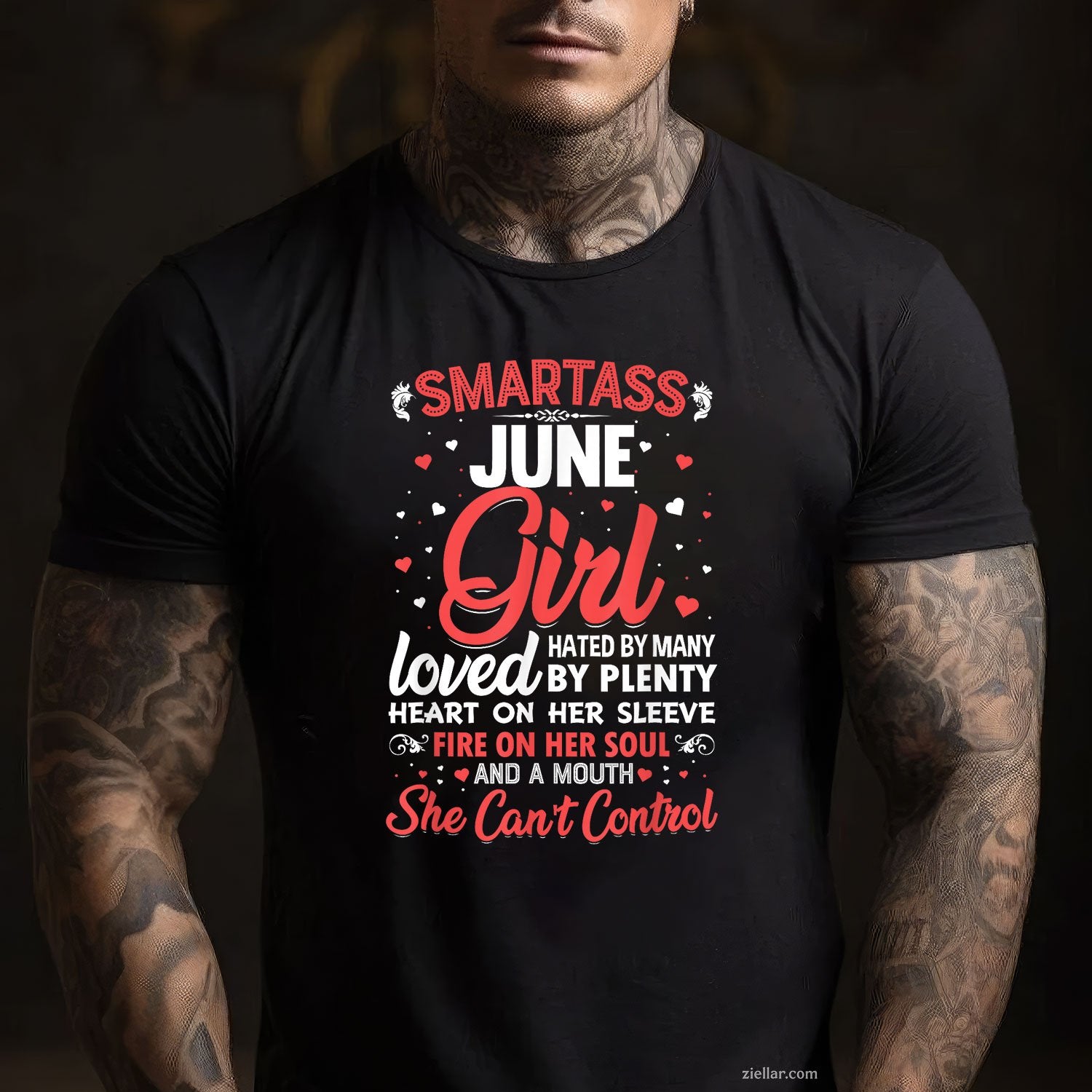 Smartass June Girl For Women Tee And TShirt