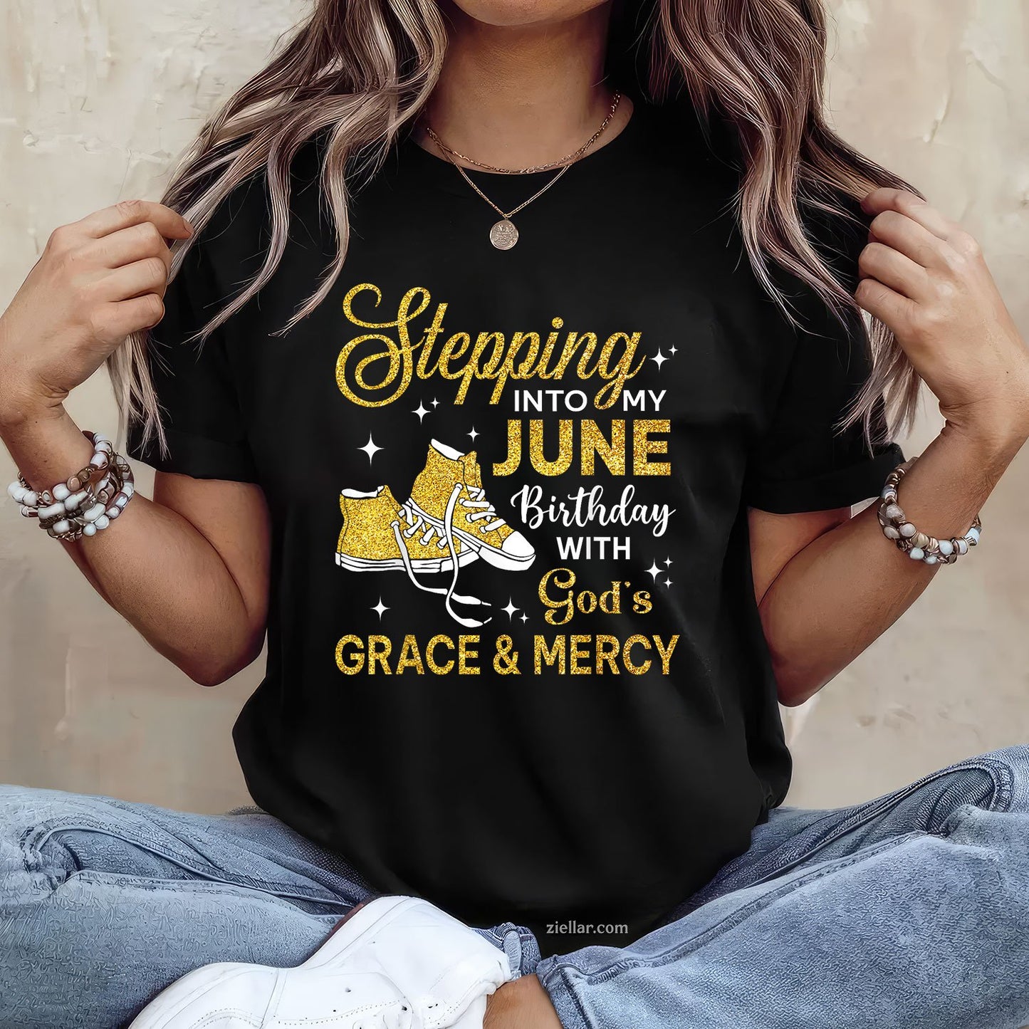 Stepping Into My June Birthday Women Shoes Bday