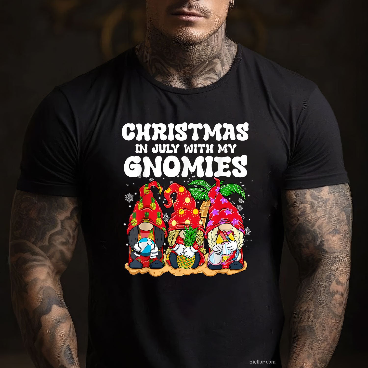 Summer Vacation Gnomes Lover Funny Christmas