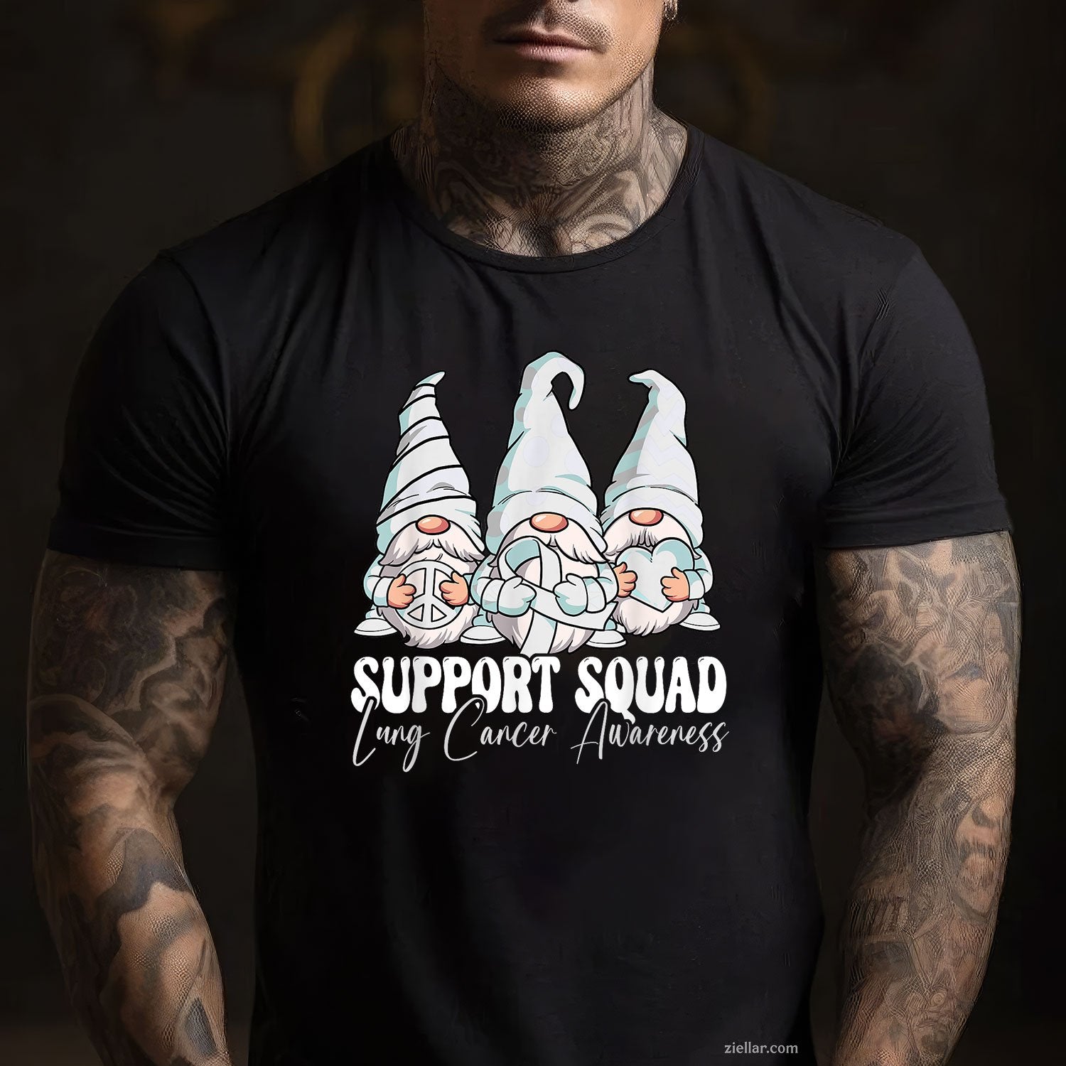 Support Squad Lung Cancer Awareness Month T-Shirt