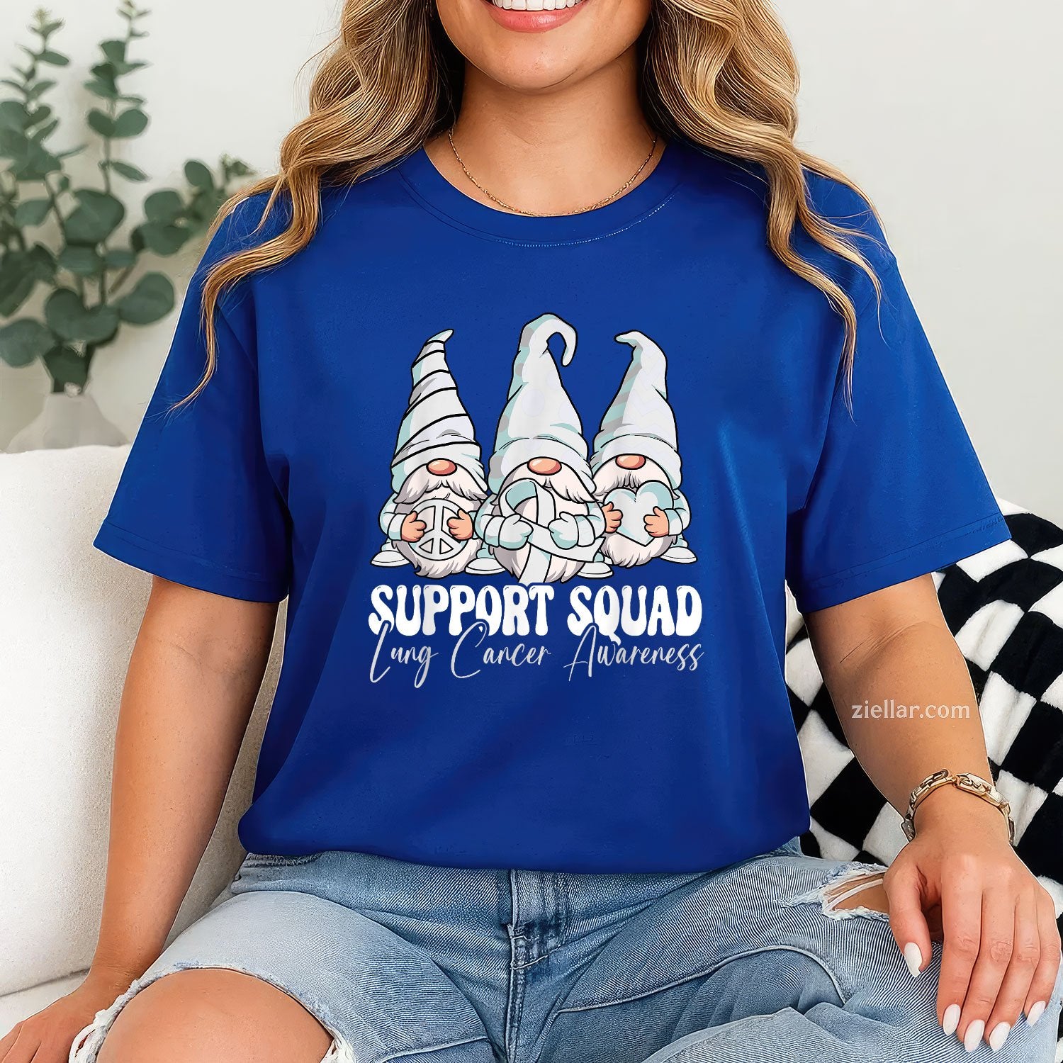 Support Squad Lung Cancer Awareness Month T-Shirt