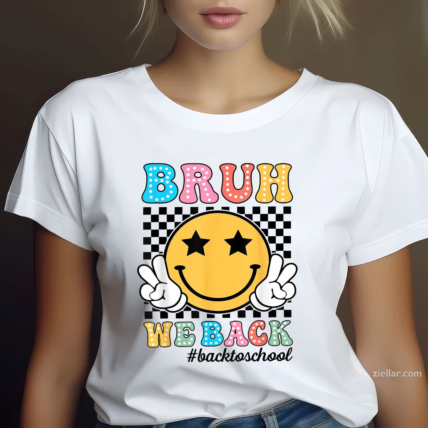 Teachers Bruh We Back Tee and T-Shirt, Retro Back to School T-Shirt for Men and Women Adults
