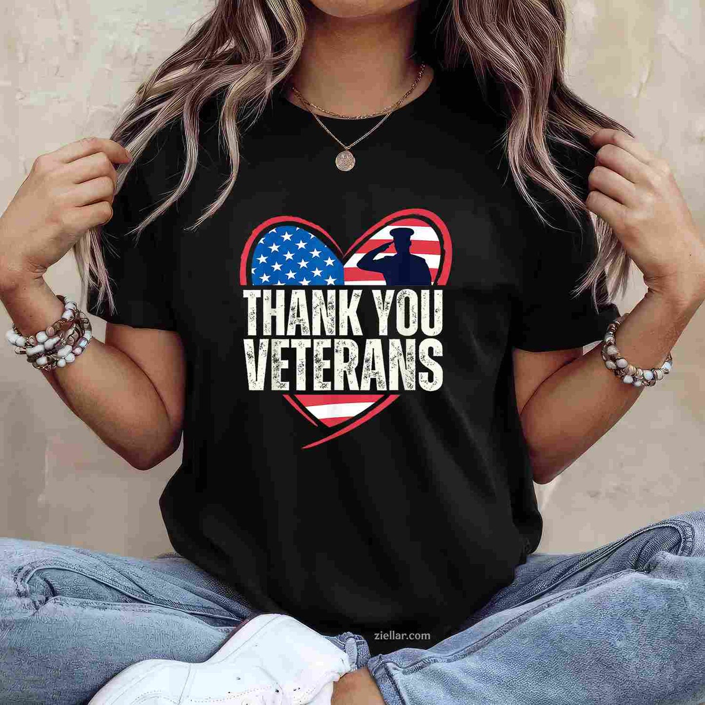 Thank You Veterans Day Memorial Day Partiotic Military Usa T-Shirt And Tee