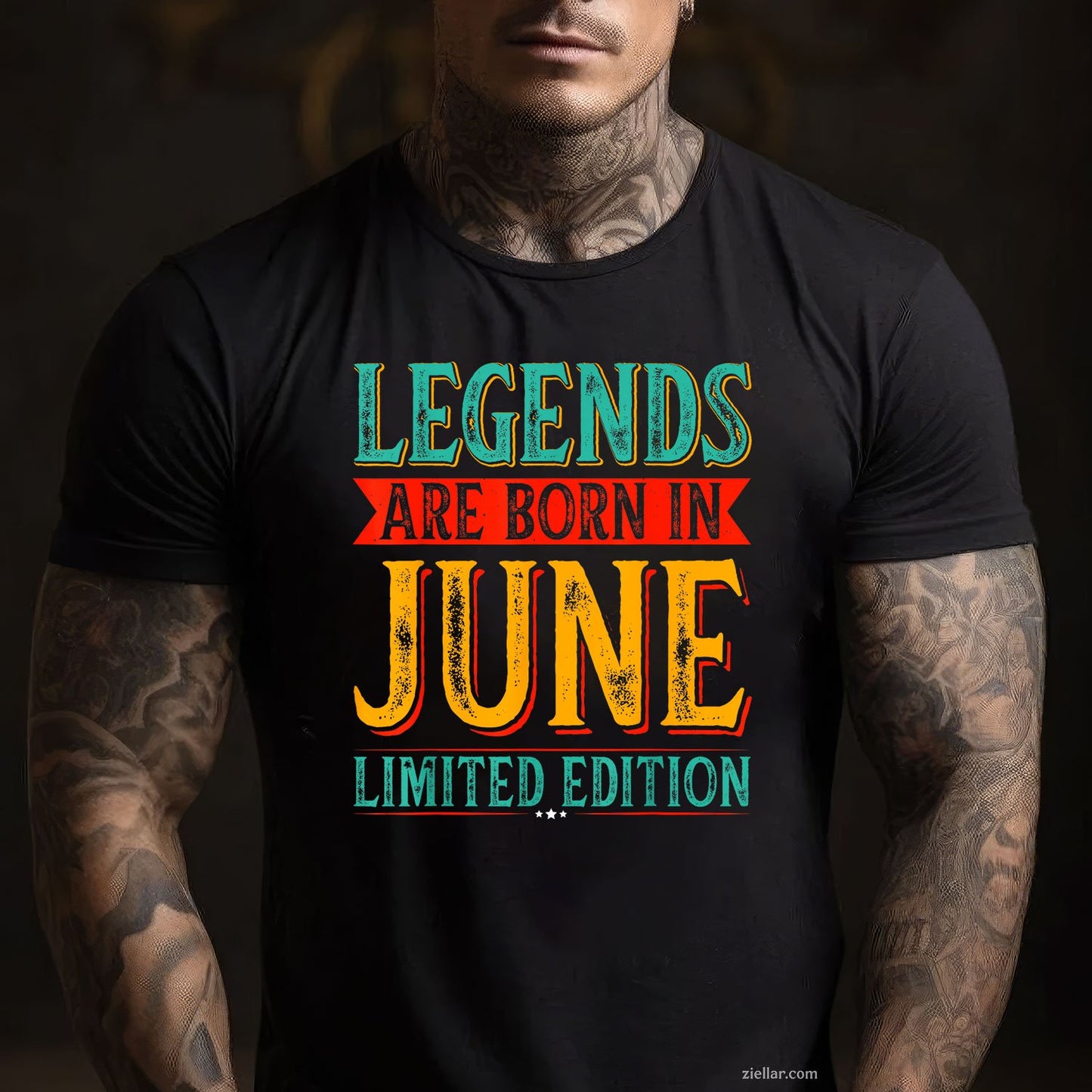 The Legends Are Born In June Birthday