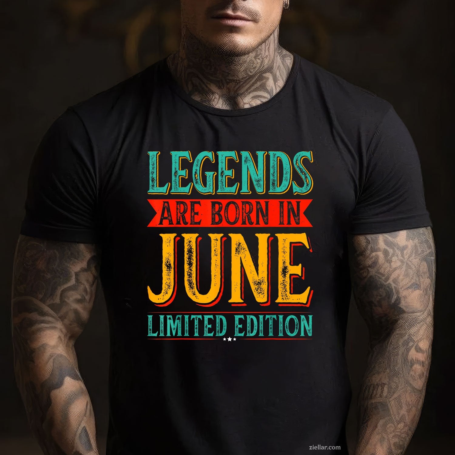 The Legends Are Born In June Birthday