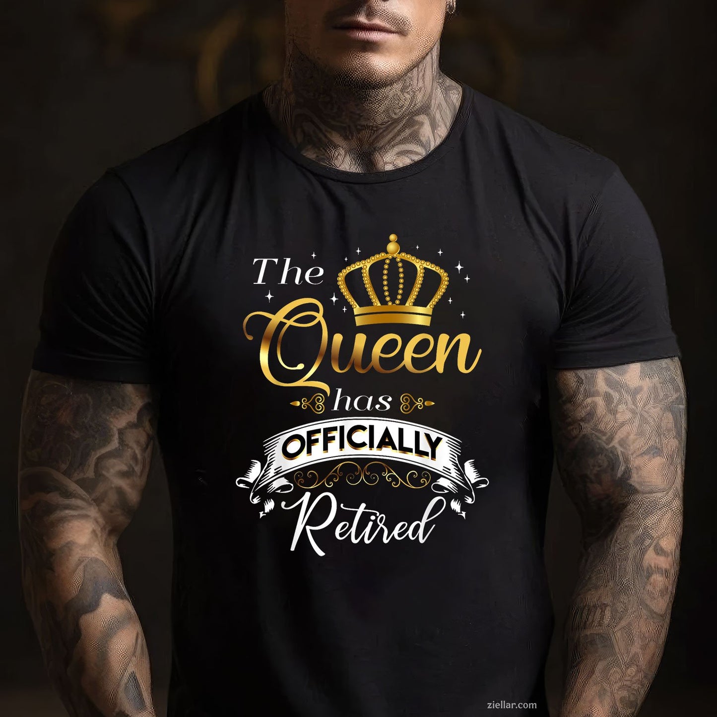 The Queen Has Officially Retired Tee and T-Shirt, Funny Retirement T-Shirt Gift for Women Adults