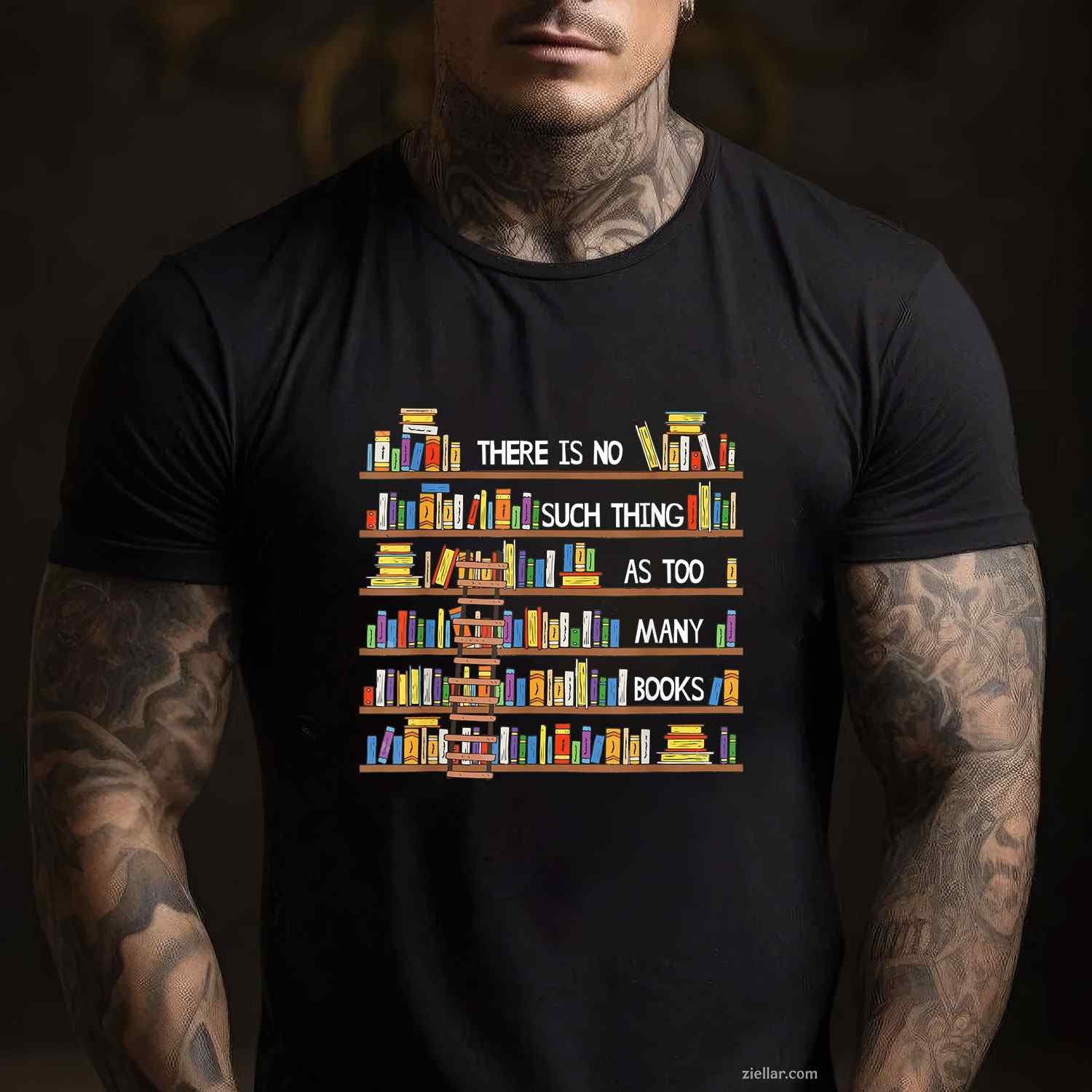There Is No Such Thing As Too Many Books Lover T-Shirt