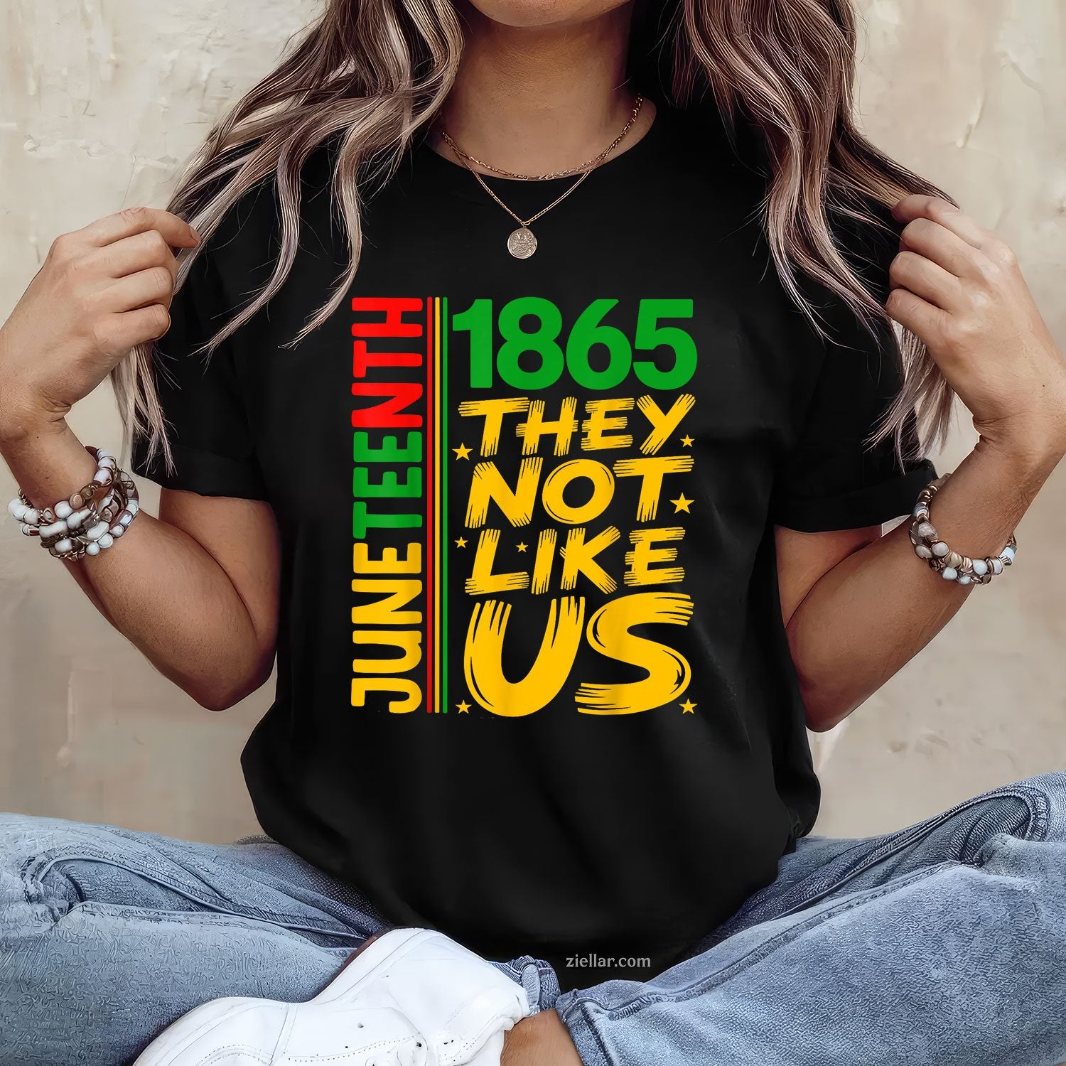 They Dont Like Us Juneteenth 1865 Pride Black History Tee