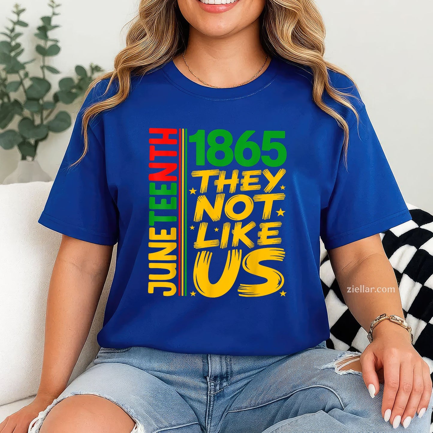 They Dont Like Us Juneteenth 1865 Pride Black History Tee