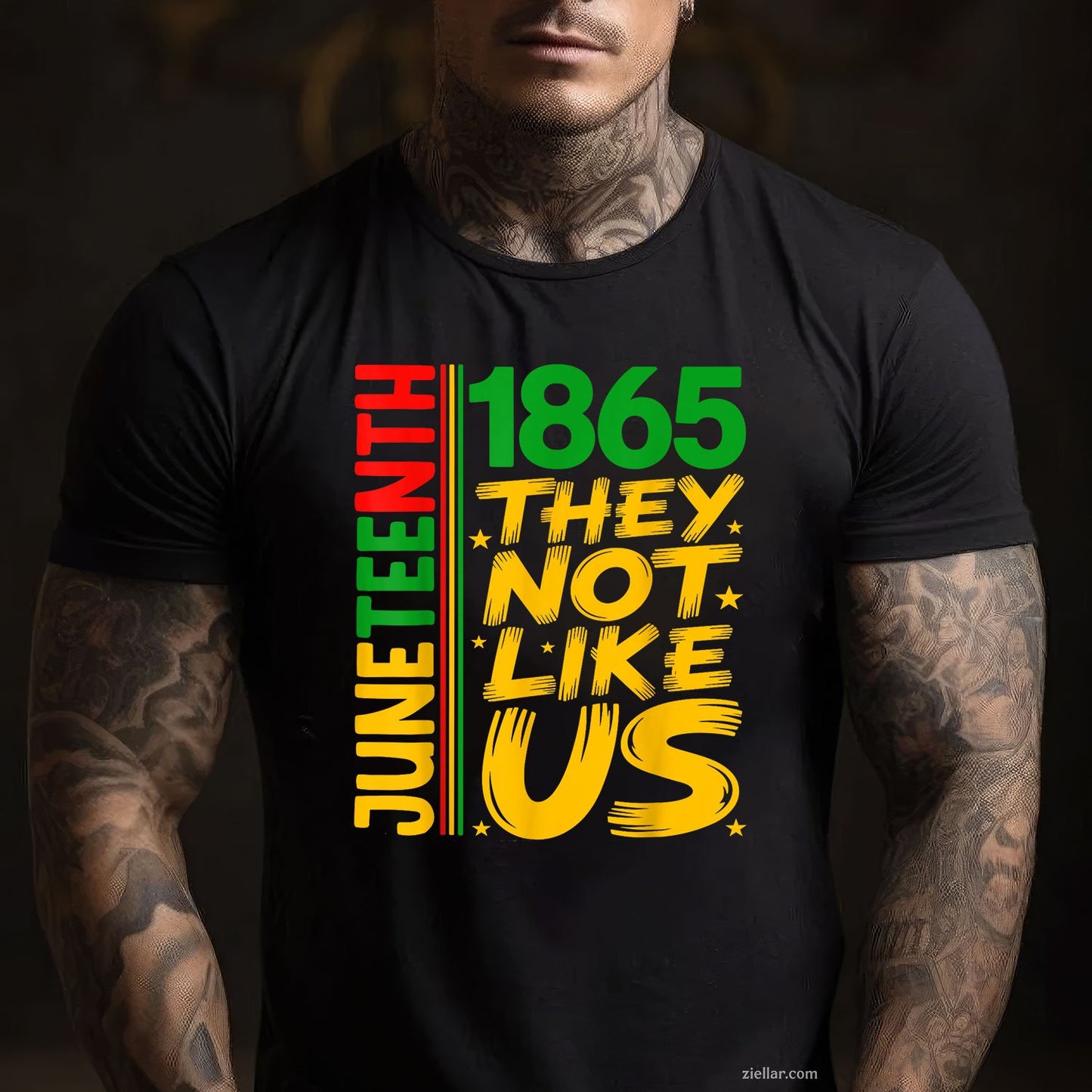 They Dont Like Us Juneteenth 1865 Pride Black History Tee