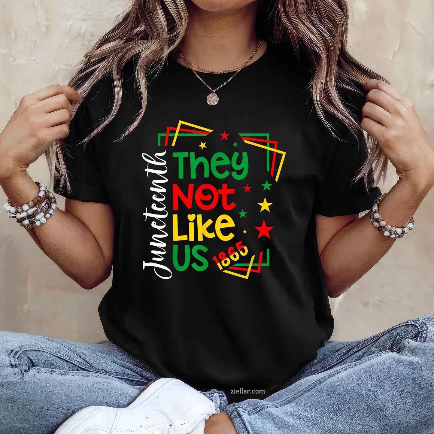 They Dont Like Us Shirt Juneteenth 1865 Pride