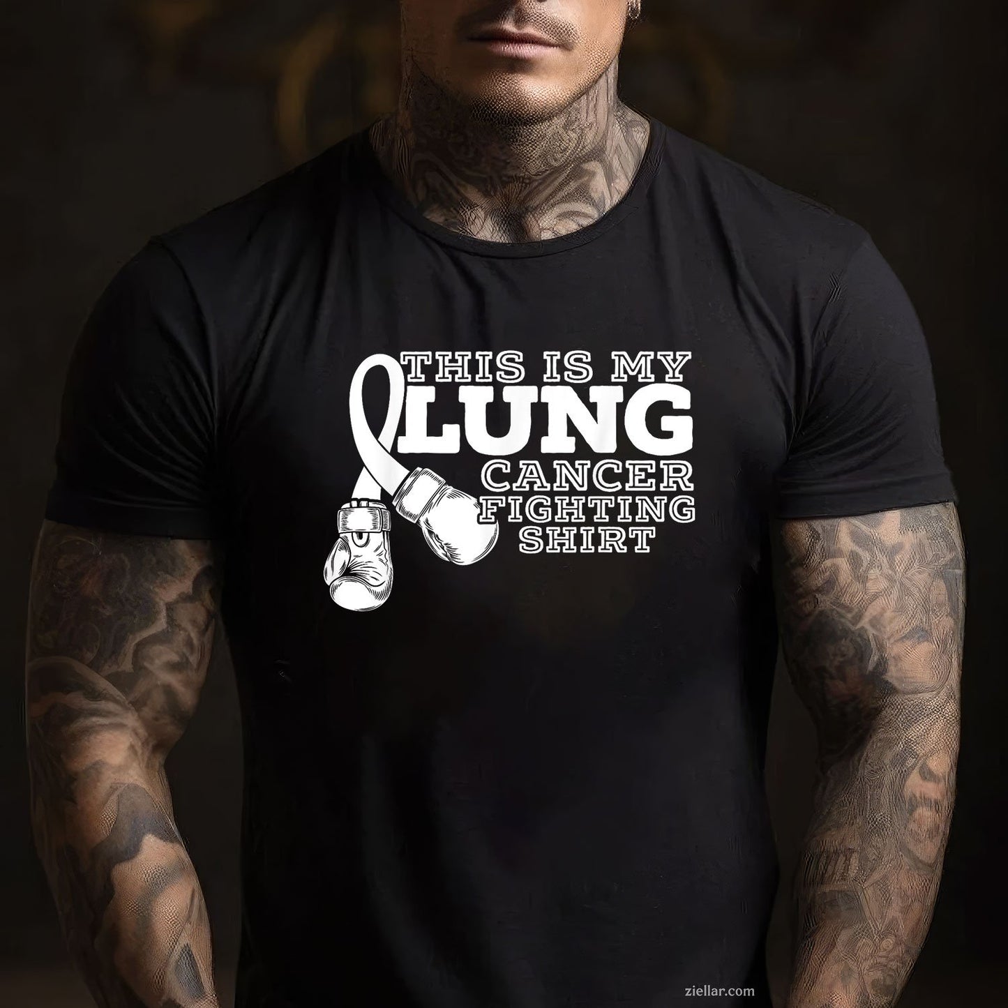 This Is My Lung Cancer Fighting Lung Cancer Awareness Tee and T-Shirt, Lung Cancer Awareness Support T-Shirt for Men and Women Adults