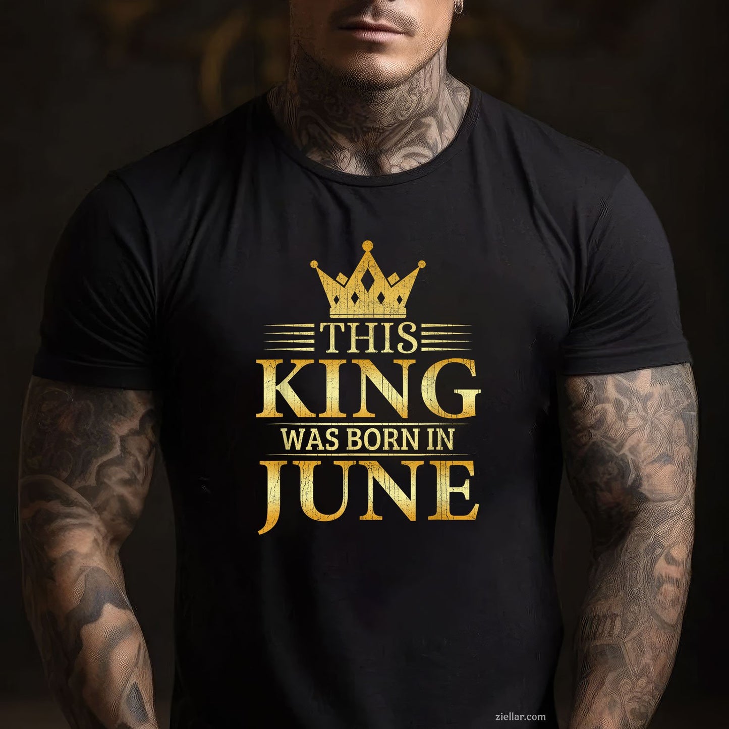 This King Was Born In June Boys Birthday Celebration