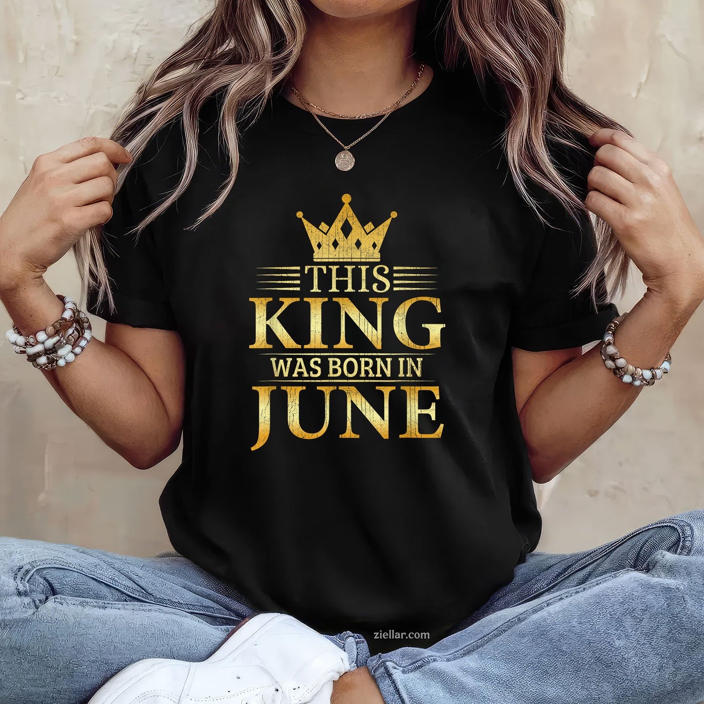This King Was Born In June Boys Birthday Celebration