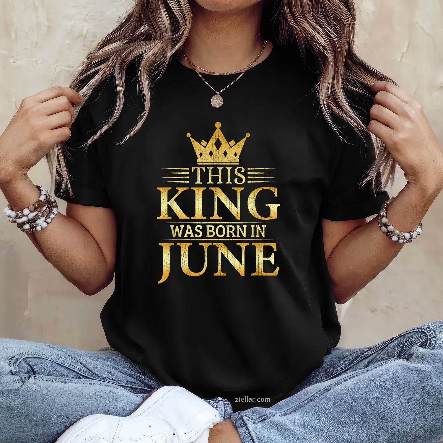 This King Was Born In June Boys Birthday Celebration