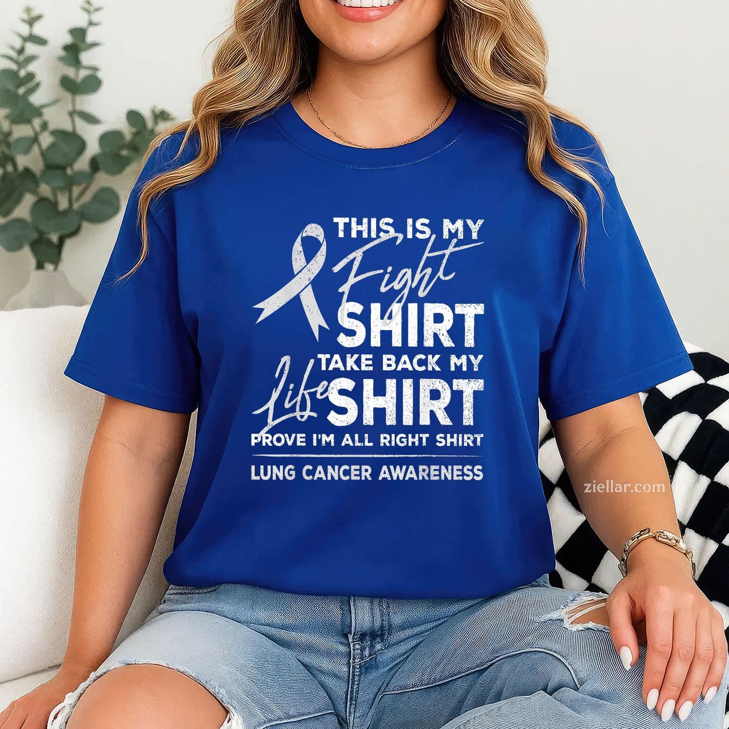 This is My Fight Shirt Lung Cancer Awareness Support Ribbon Tee and T-Shirt, Lung Cancer Awareness Support T-Shirt for Men and Women Adults