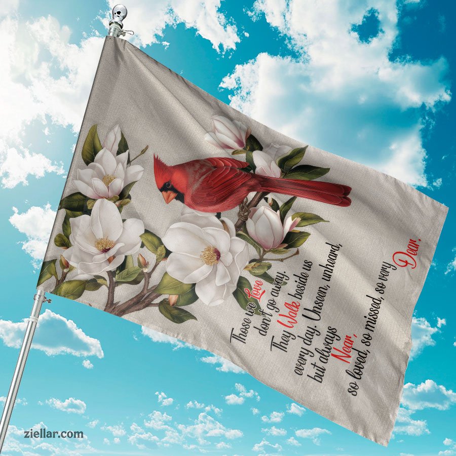 Those We Love Cardinal Memorial Garden Flag 12x18 Inch Red Bird Yard Decor