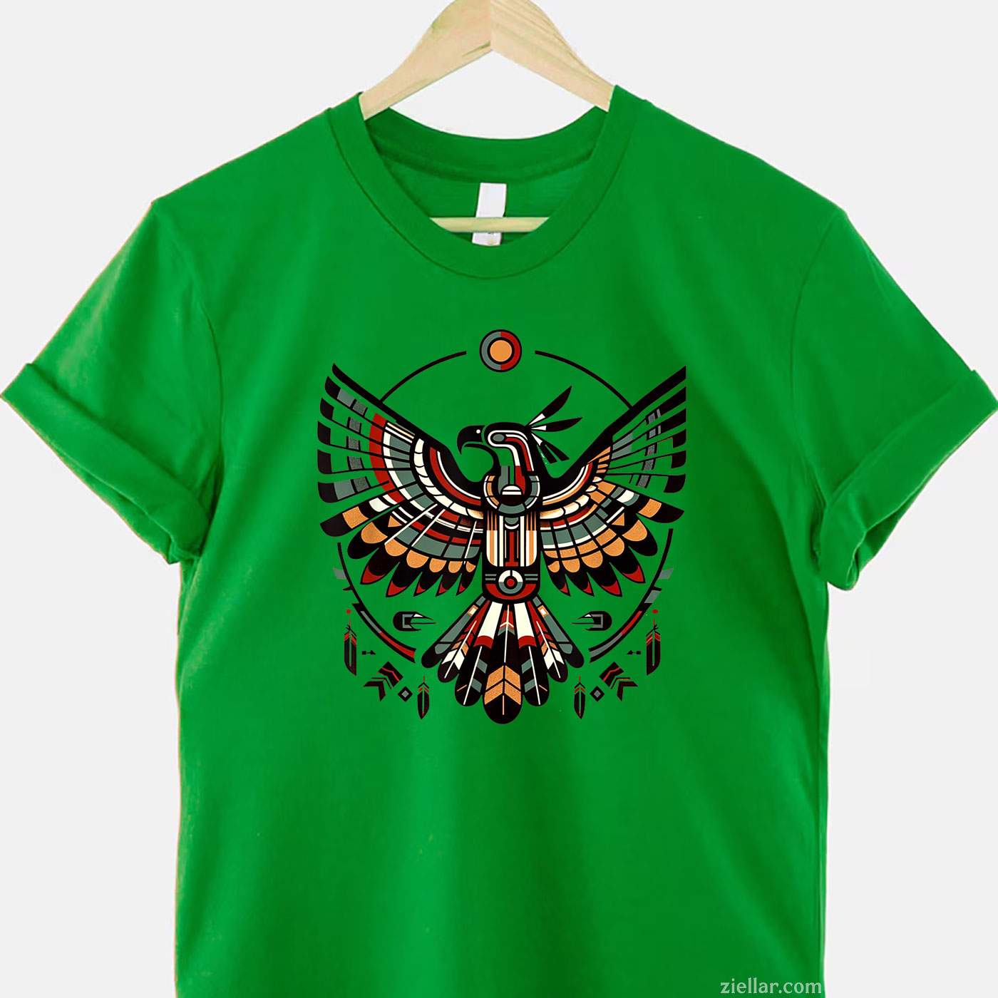 Thunderbird Native American Tribal Art, A Premium T-Shirt And Tee For Adults