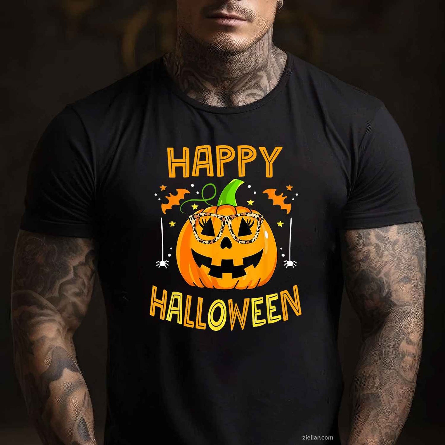Trick Or Treat Halloween Funny Pumpkin Happy Halloween 2025 Tee, Halloween T-Shirt for Men Women Adults Unisex, Cool Casual Street Style, Premium Quality