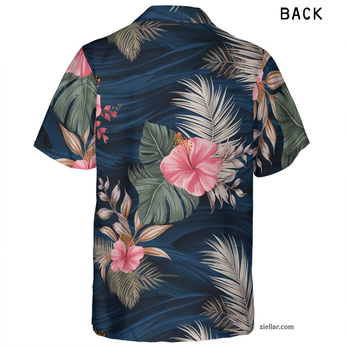 Tropical Floral Paradise Hawaiian Shirt and Tee, Realistic Aloha Beachwear