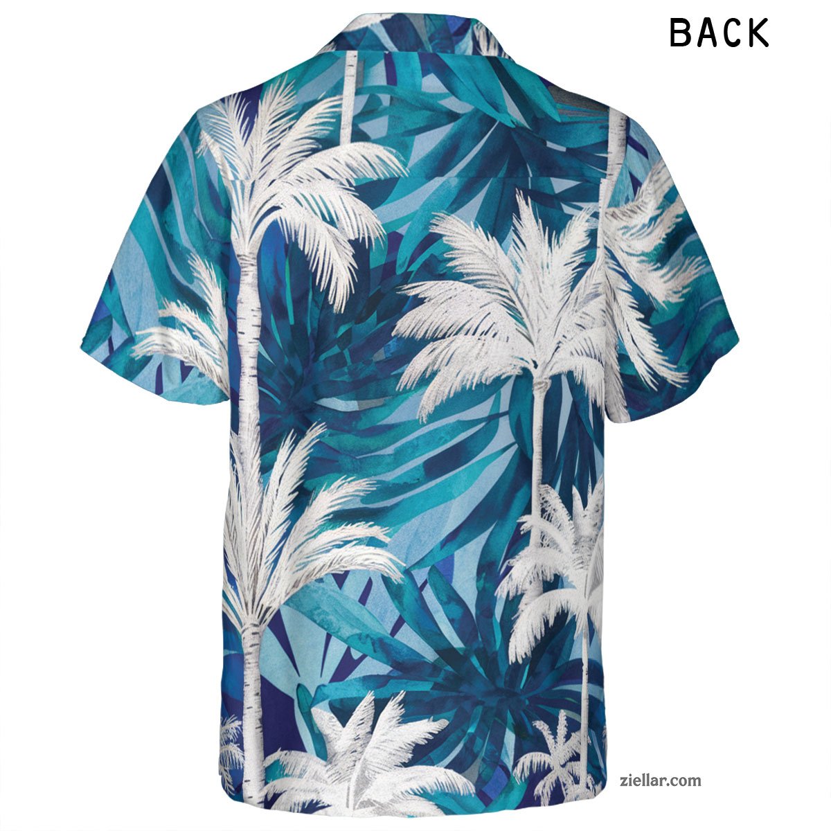 Tropical Palm Tree Hawaiian Shirt Tee, Vacation Beach Gift for Unisex