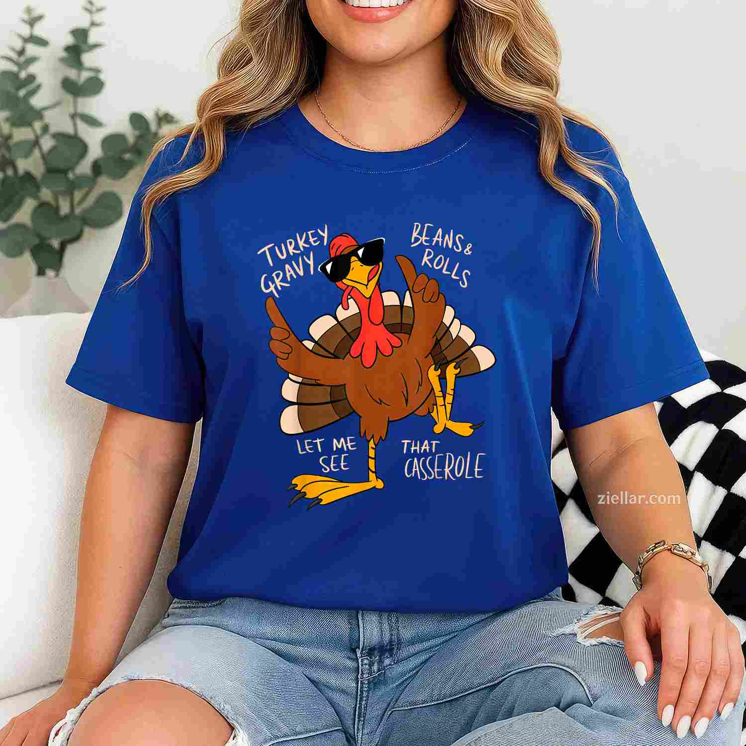 Turkey Gravy Beans And Rolls Casserole Funny Thanksgiving T-Shirt and Tee for Adults Men Women Unisex