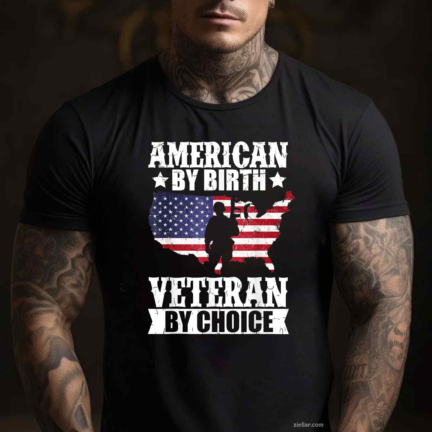 Two Died For You Jesus And American Veteran Memorial T-Shirt And Tee For Adults