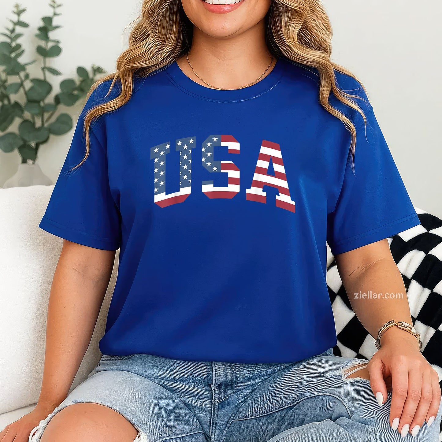 USA Shirt Women Men
