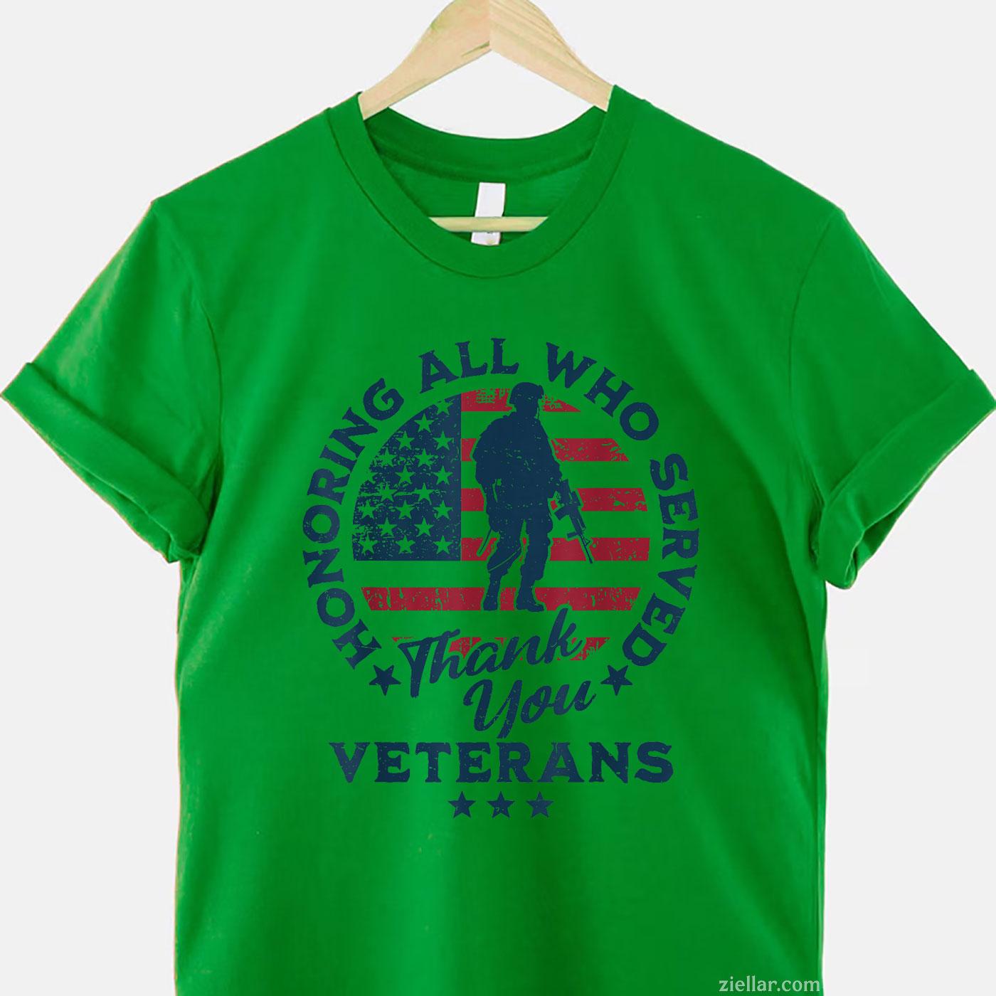 U.S. Army Veteran Shirt For Men Women Who Is An Army Veteran T-Shirt And Tee