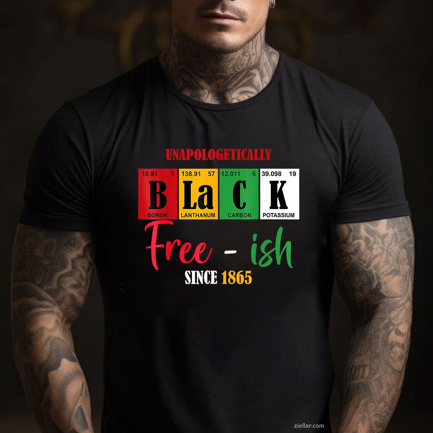 Unapologetically Black FreeIsh Since 1865 Juneteenth TShirt Unisex Adult TShirt