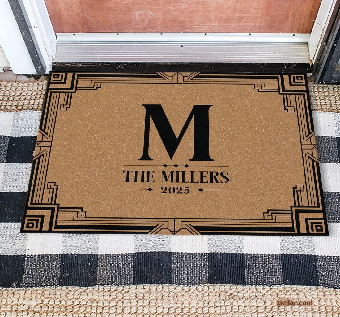 Unique Personalized Doormat, Add Your Own Text for Custom Home Entryway
