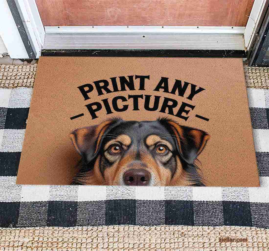 Unique Pet Portrait Doormat - Custom Dog or Cat Rug for Stylish Home Decor