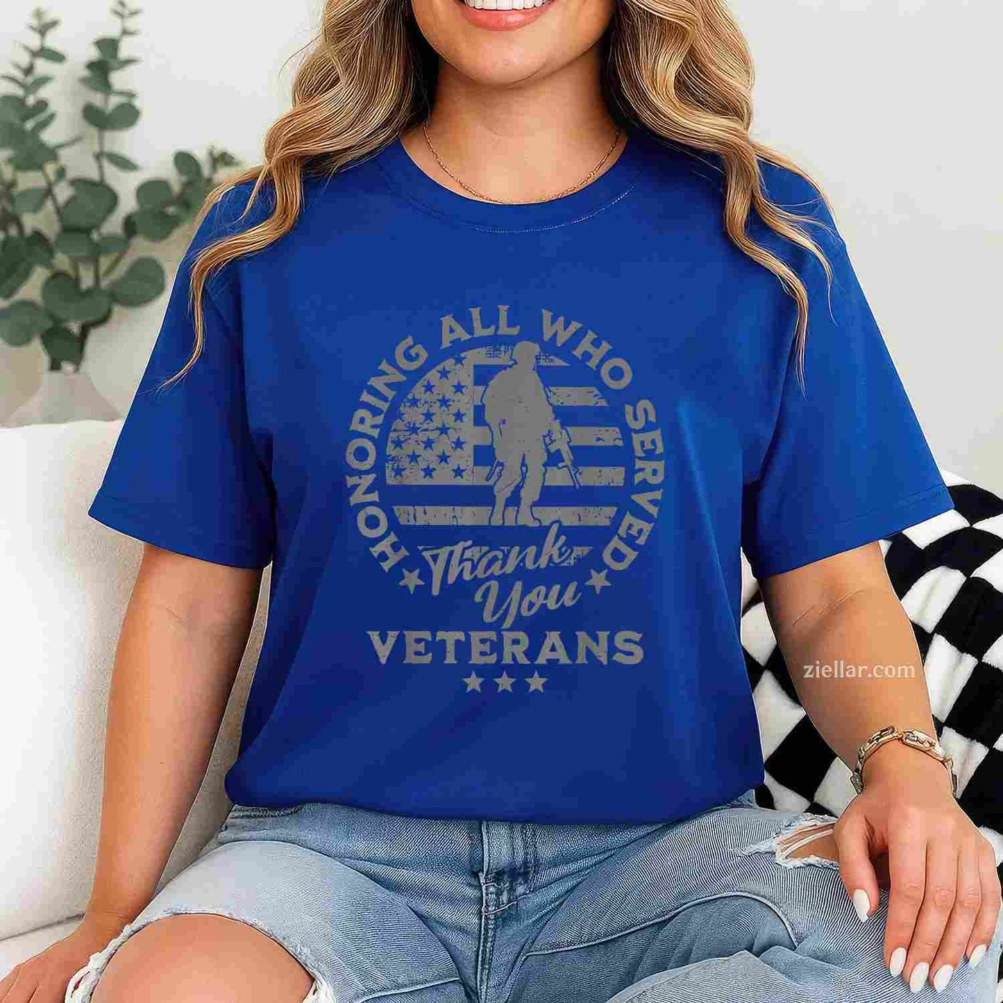 Us Veterans Honoring All Who Served Thank You Veterans Day T-Shirt And Tee
