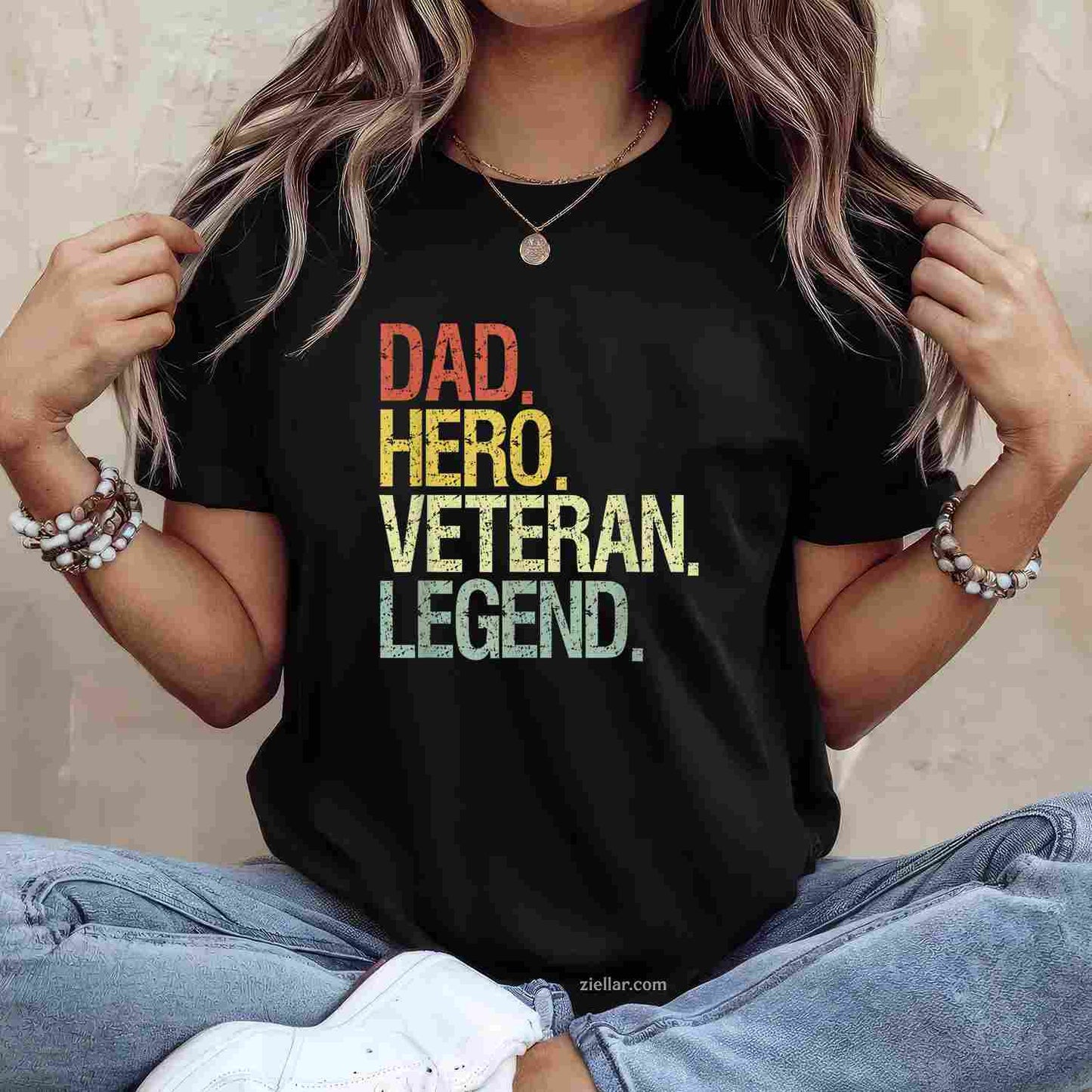 Veteran Dad T-Shirt And Tee For Men
