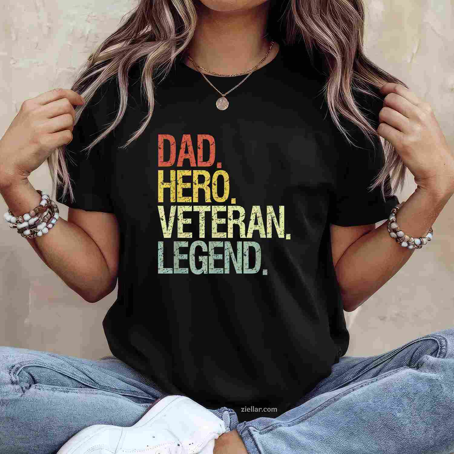 Veteran Dad T-Shirt And Tee For Men