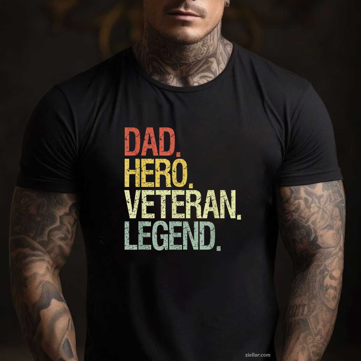 Veteran Dad T-Shirt And Tee For Men