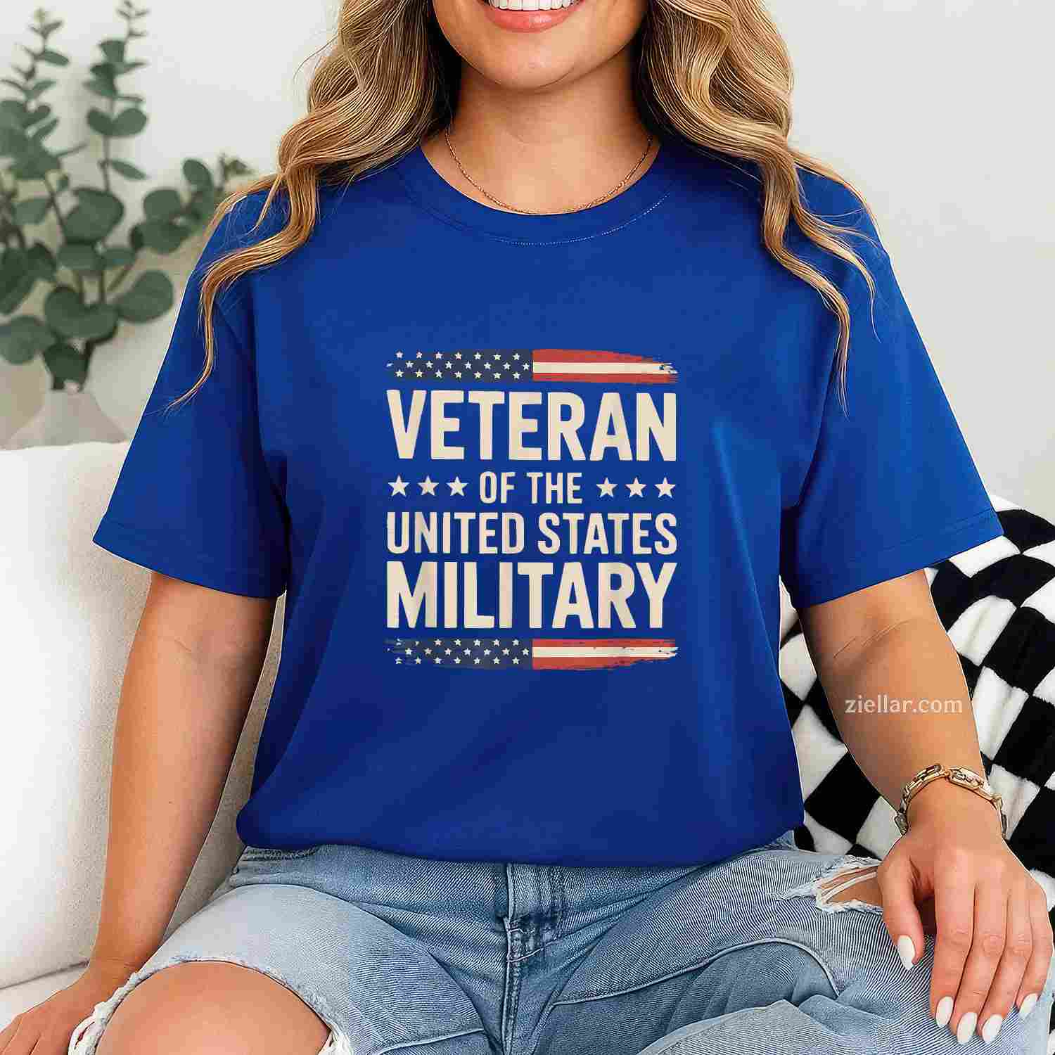 Veteran Of The Military Proud Veteran Design T-Shirt And Tee For All Adults