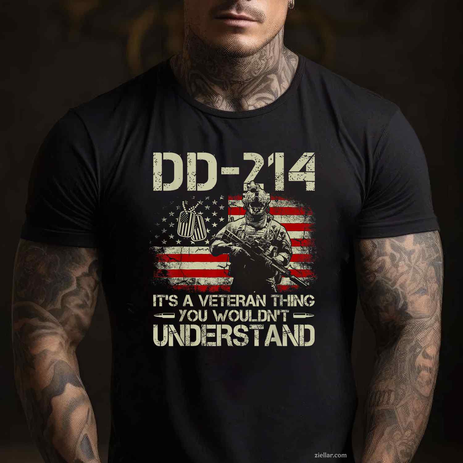Veteran Of The United States Army Camouflage Us Flag Tribute T-Shirt And Tee
