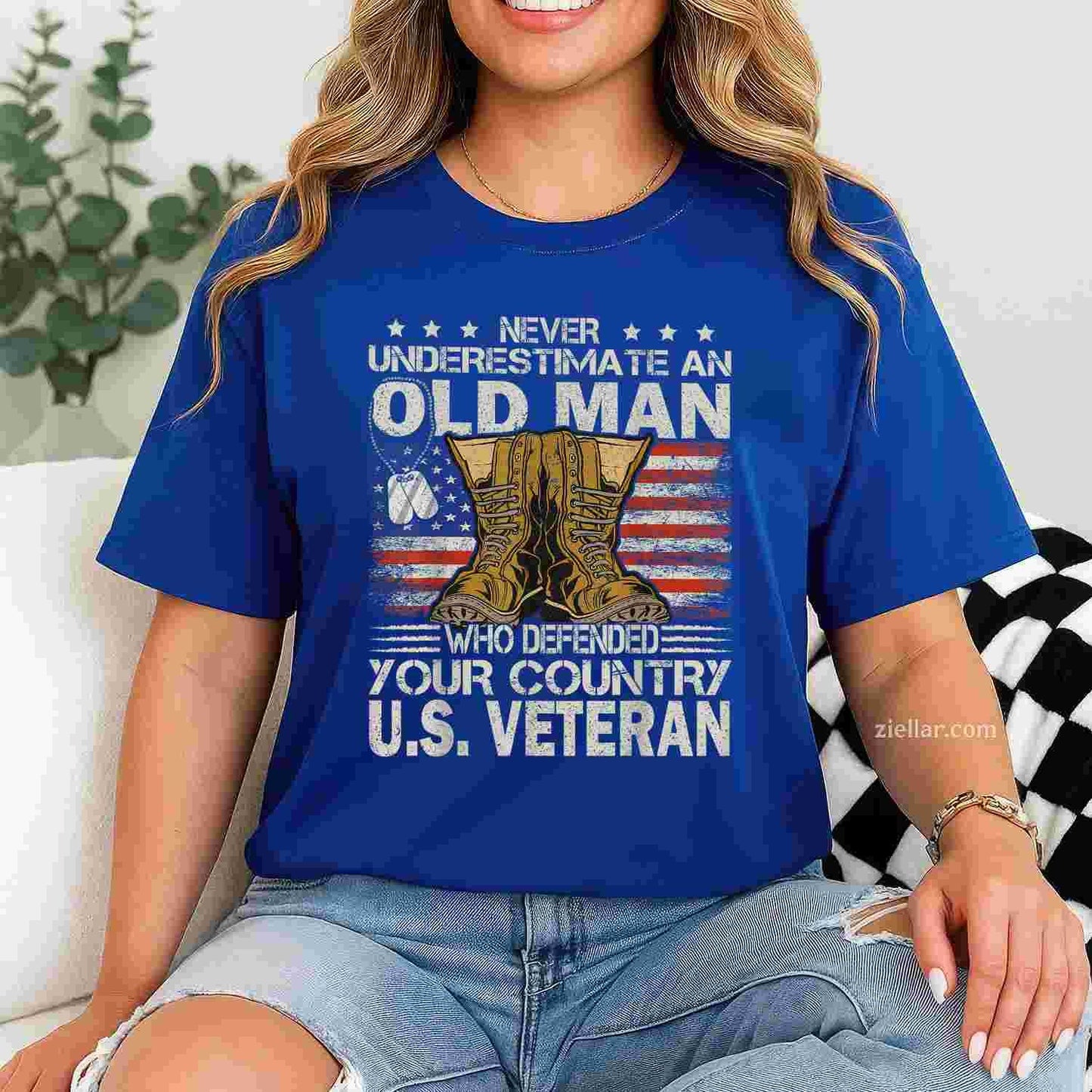 Veteran & Father's Day designs US Veteran veterans day Us Patriot T-Shirt Tee, Black for Men Women Adults Unisex
