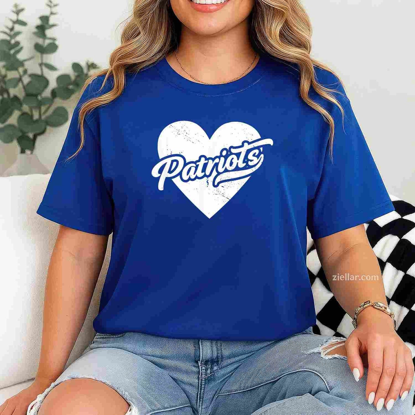 Vintage Patriots School Spirit Go Patriots Love T-Shirt Tee for Men Women Adults Unisex