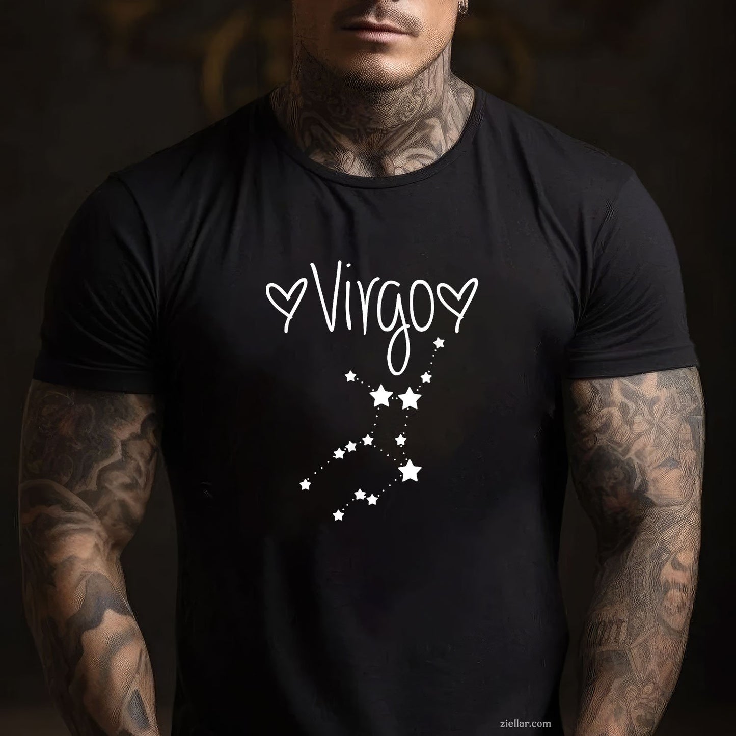 Virgo Horoscope Zodiac Tee and T-Shirt, August September Birthday T-Shirt Gift for Adults