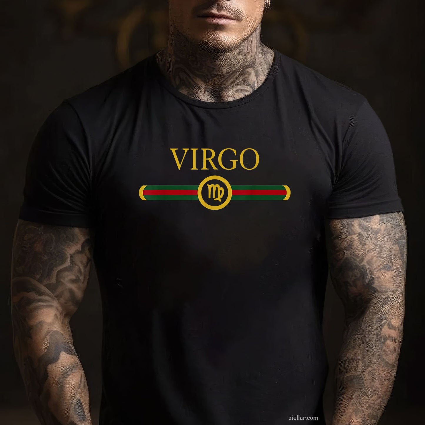 Virgo Zodiac Graphic Tee and T-Shirt, August September Birthday T-Shirt Gift for Adults