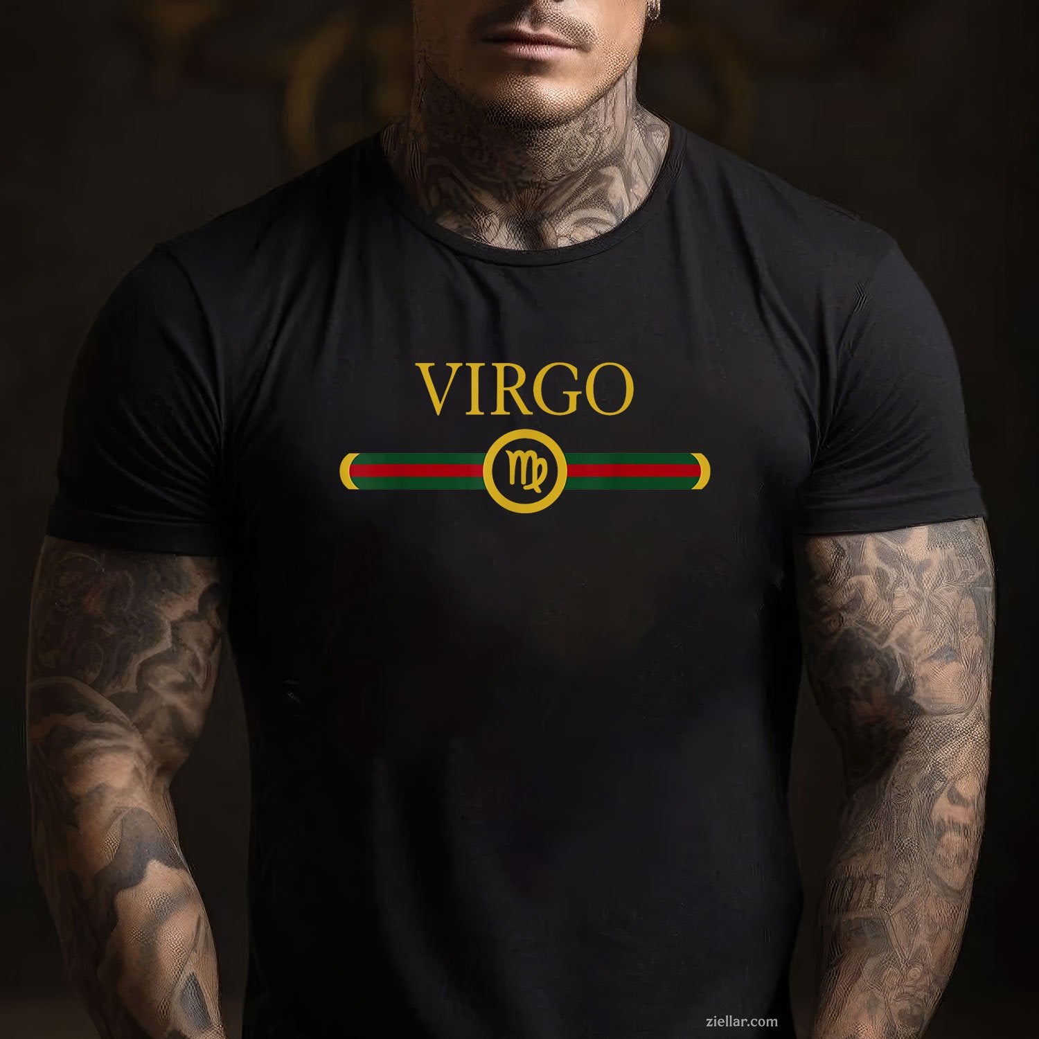 Virgo Zodiac Graphic Tee and T-Shirt, August September Birthday T-Shirt Gift for Adults