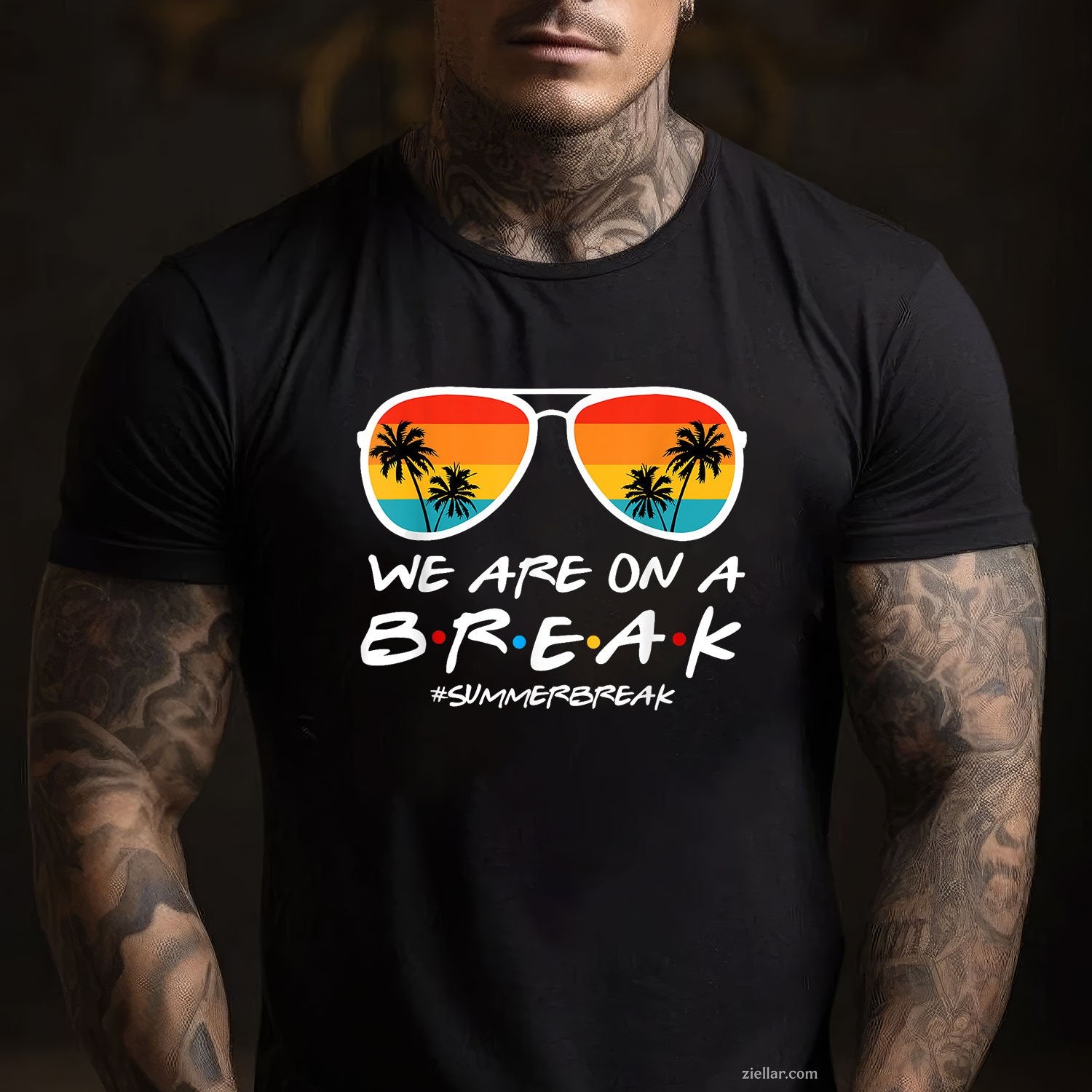 We Are On a Break Tee and T-Shirt, End of School Year Summer Vacation T-Shirt for Teachers