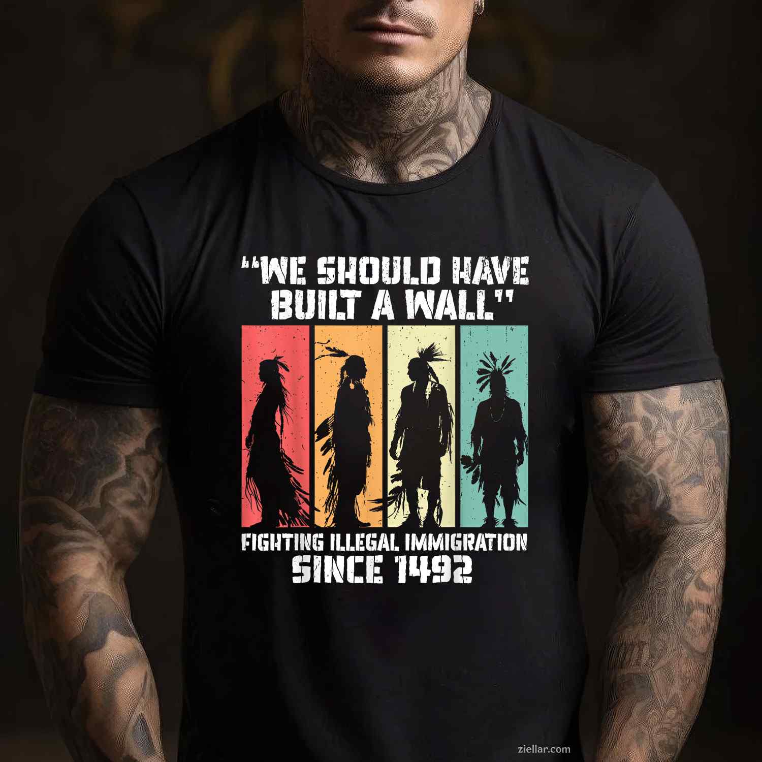 We Should Have Built A Wall, A Funny Native American T-Shirt And Tee For Adults