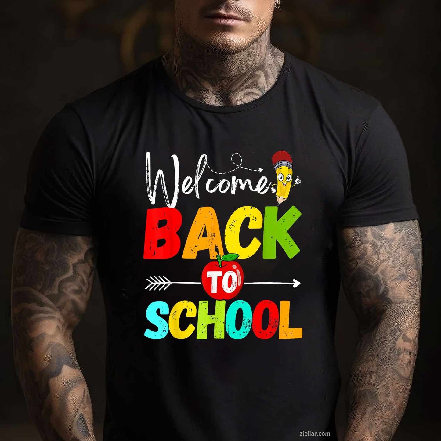 Welcome Back To School 2025 Teachers Students First Day T-Shirt Tee for Men Women